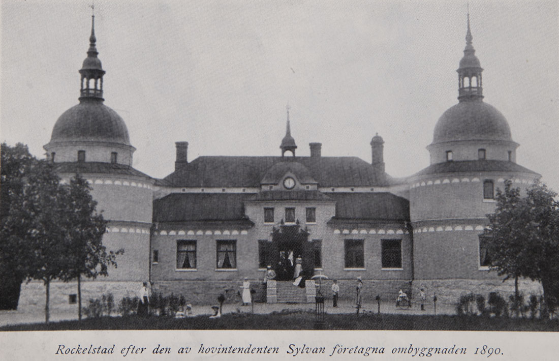 Rockelstad Slott efter den av Sylvan företagna ombyggnaden år 1890