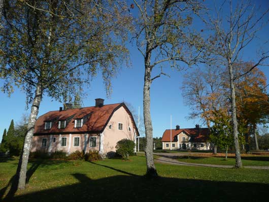 Slottsflyglar blå himmel