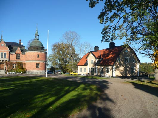 Östra flygeln del av slott