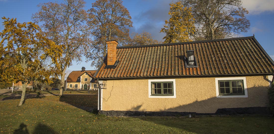 Liten stuga på Rockelstad