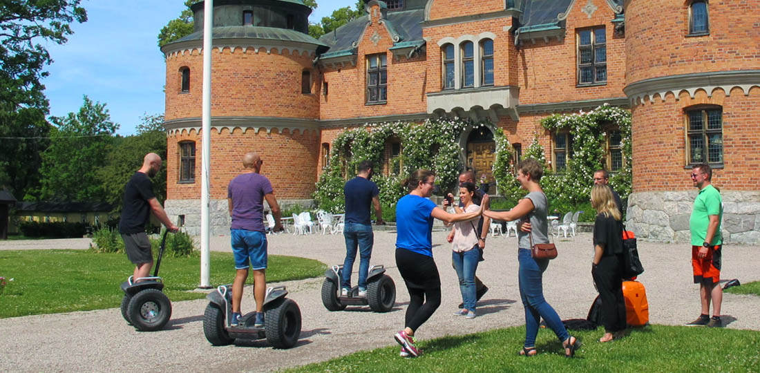 Segway som teambuilding aktivitet på en konferens